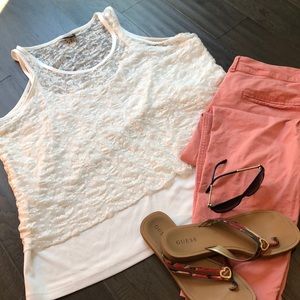 Lace Layered Top